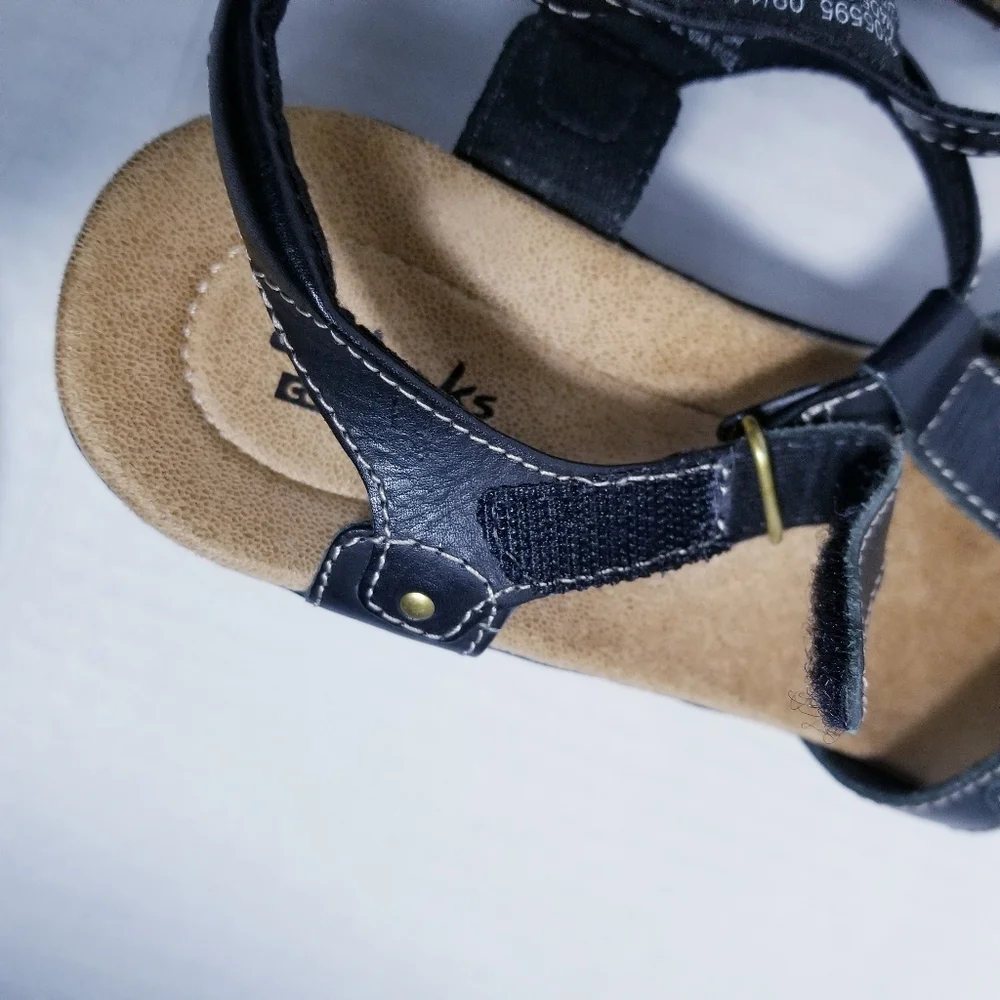CLARK WOMEN'S DARK BROWN VELCRO SANDALS SIZE 7